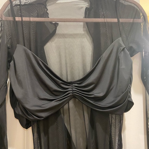 OhPolly black mesh mini dress - Picture 5 of 7